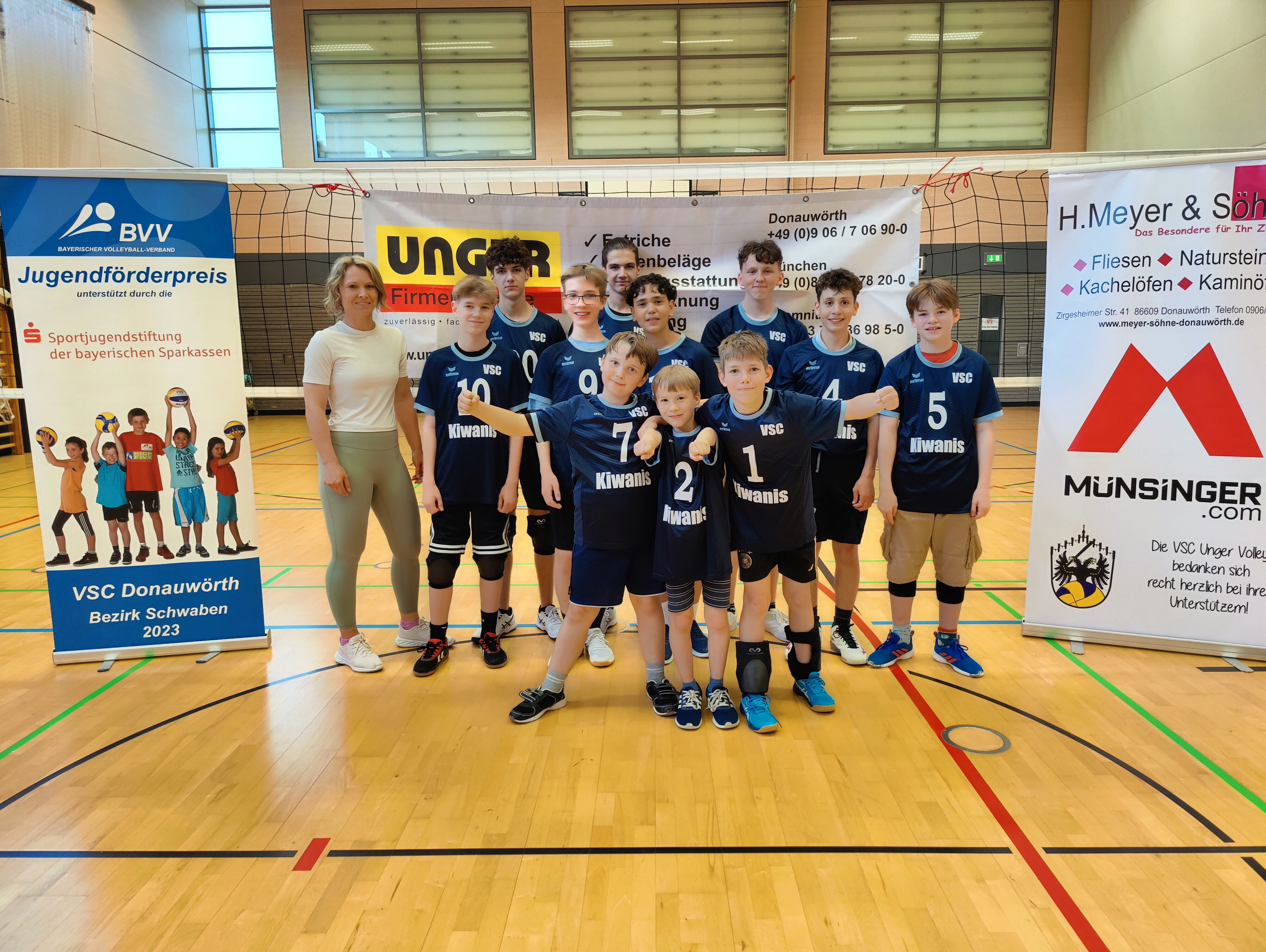 Gruppenbild Volleyball VSC Jungs