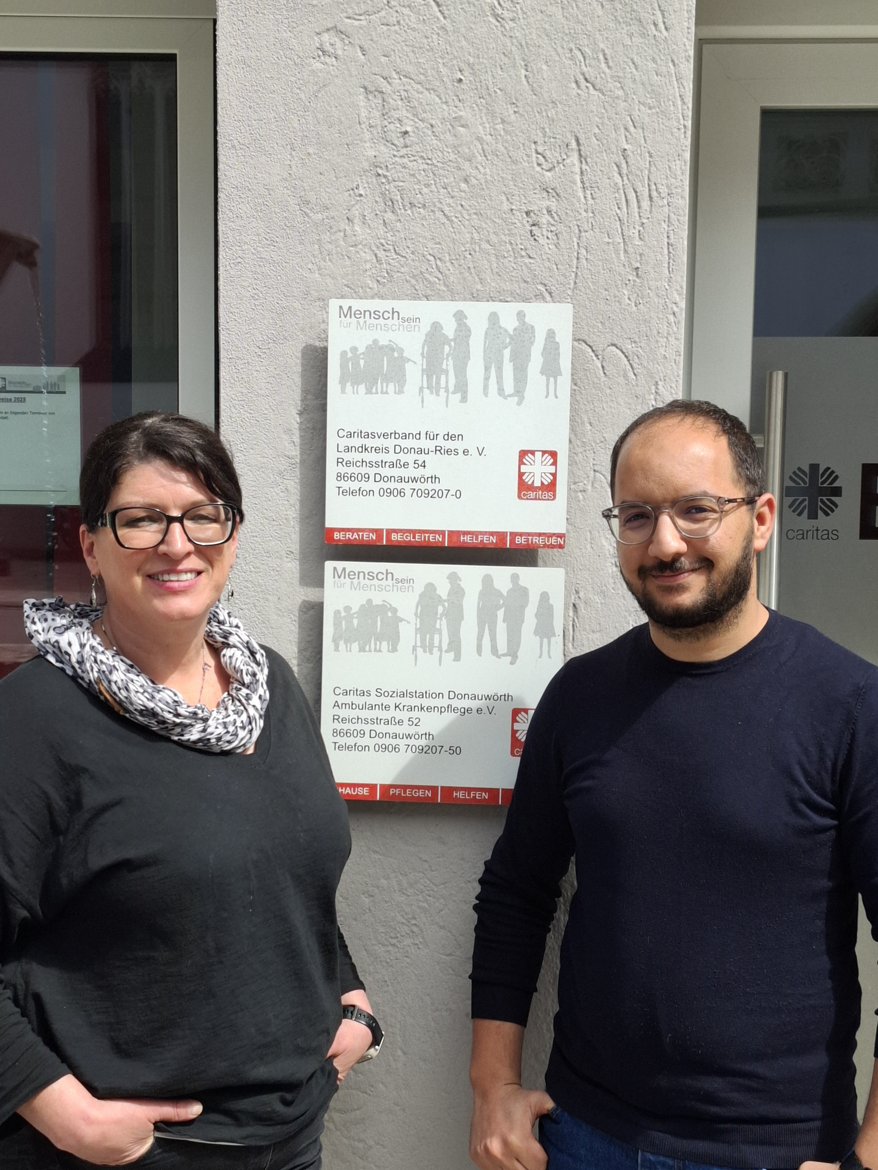 Mitarbeiter der Caritas