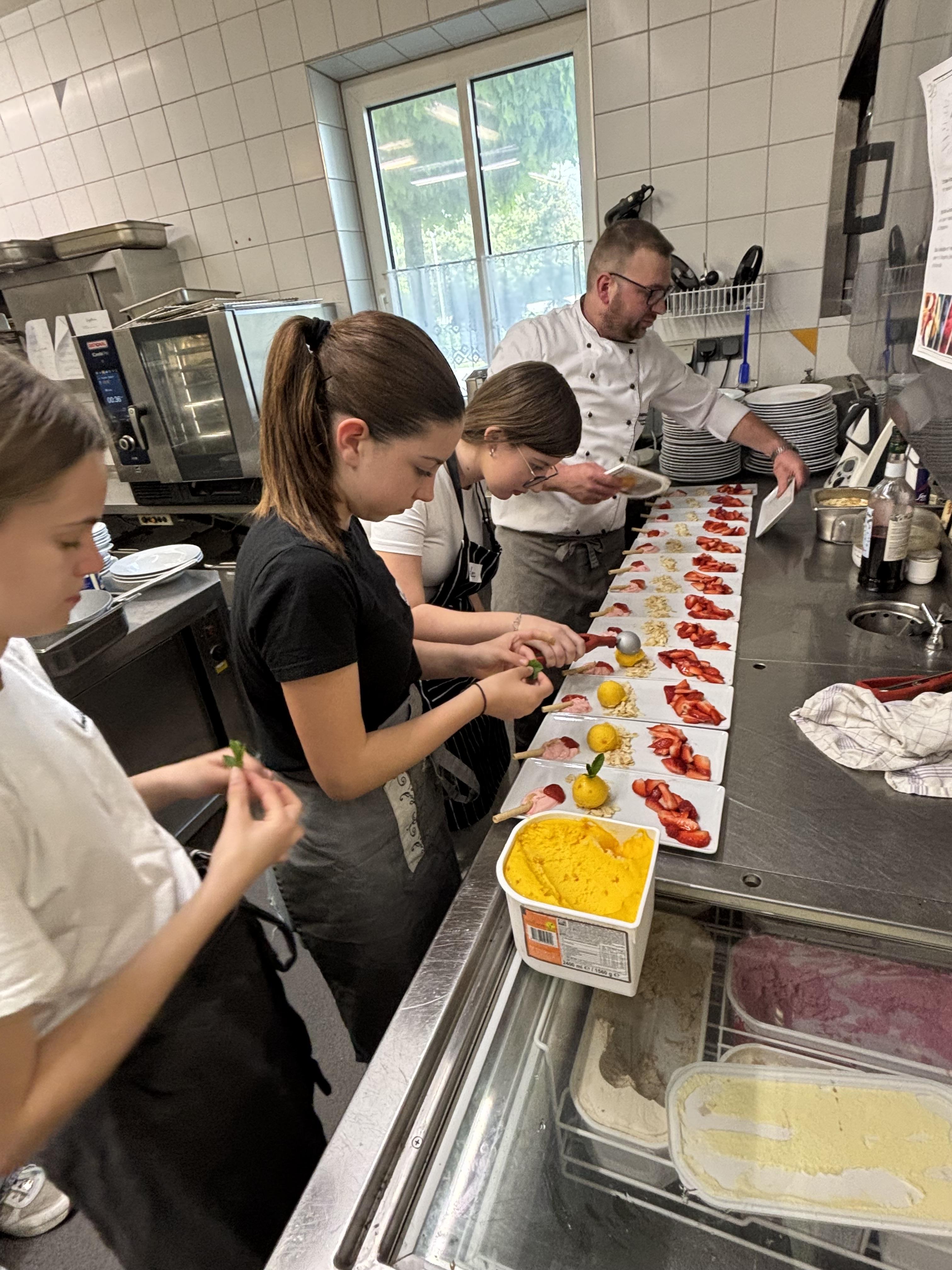 Die Schüler waren mit vollem Einsatz bei den Veranstaltungen dabei.