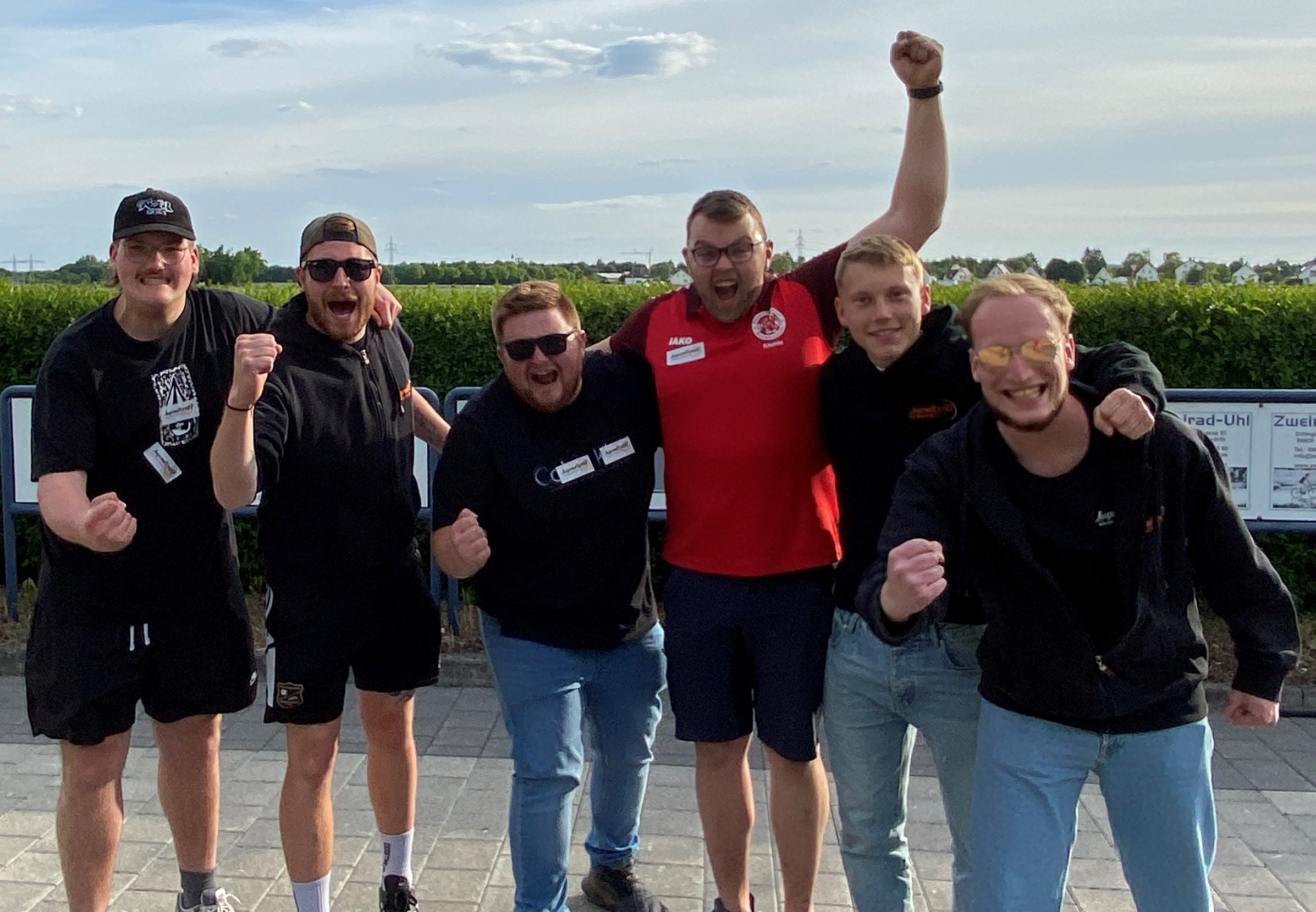 Das Siegerteam vom JuZe „Bob Schieberrillo“.