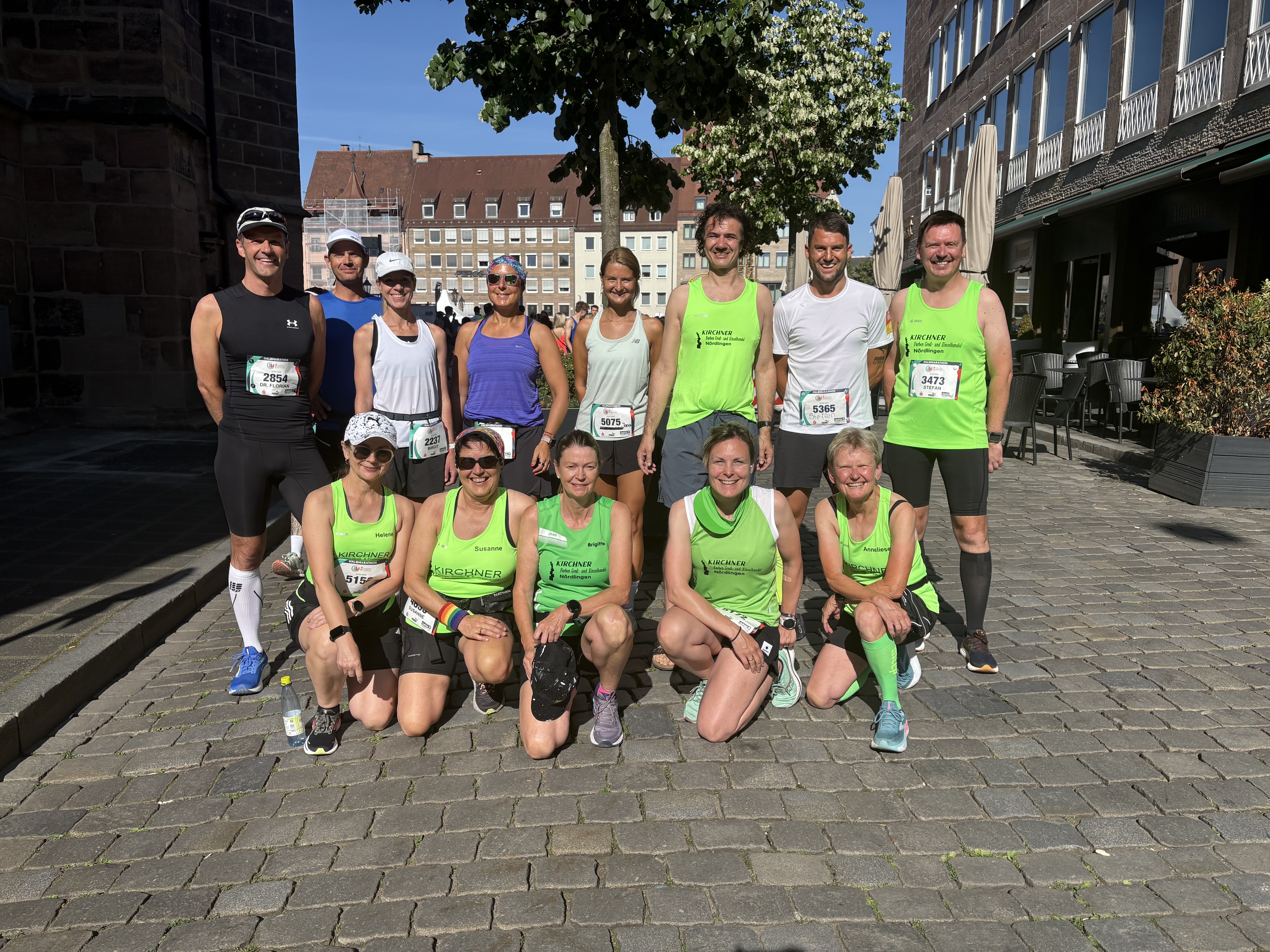 Gruppenbild Metropolmarathon von Nürnberg nach Fürth