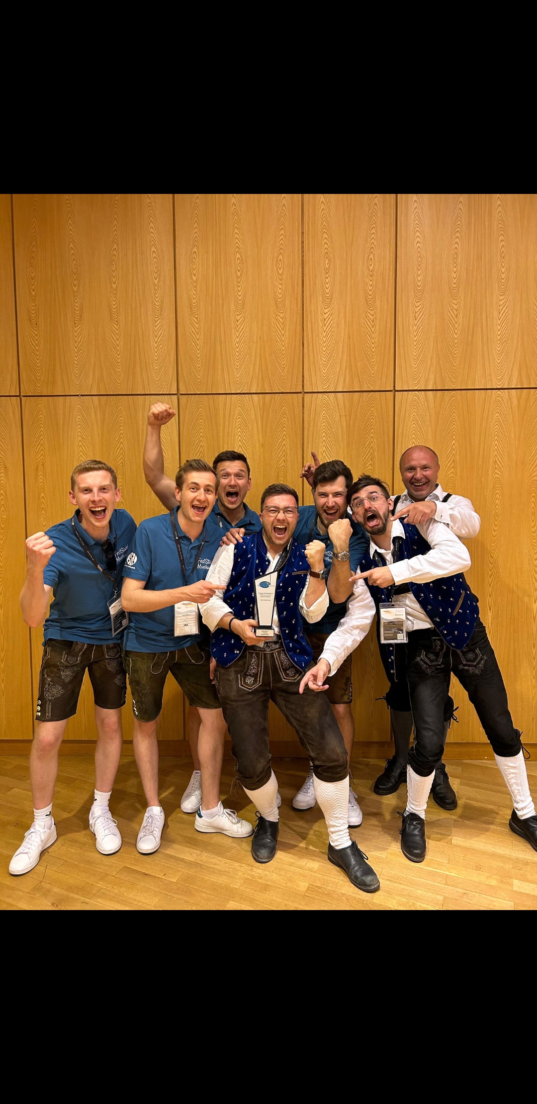 V.l.n.r.: Matthias Wiedemann, Tizian Foag, Sven  Hauff, Lukas Rikanovic, Kai Zischak, Alexander Dollmann, Hans Müller. Christoph Hillebrand und Maximilian Stegmaier sind nicht auf dem Bild.