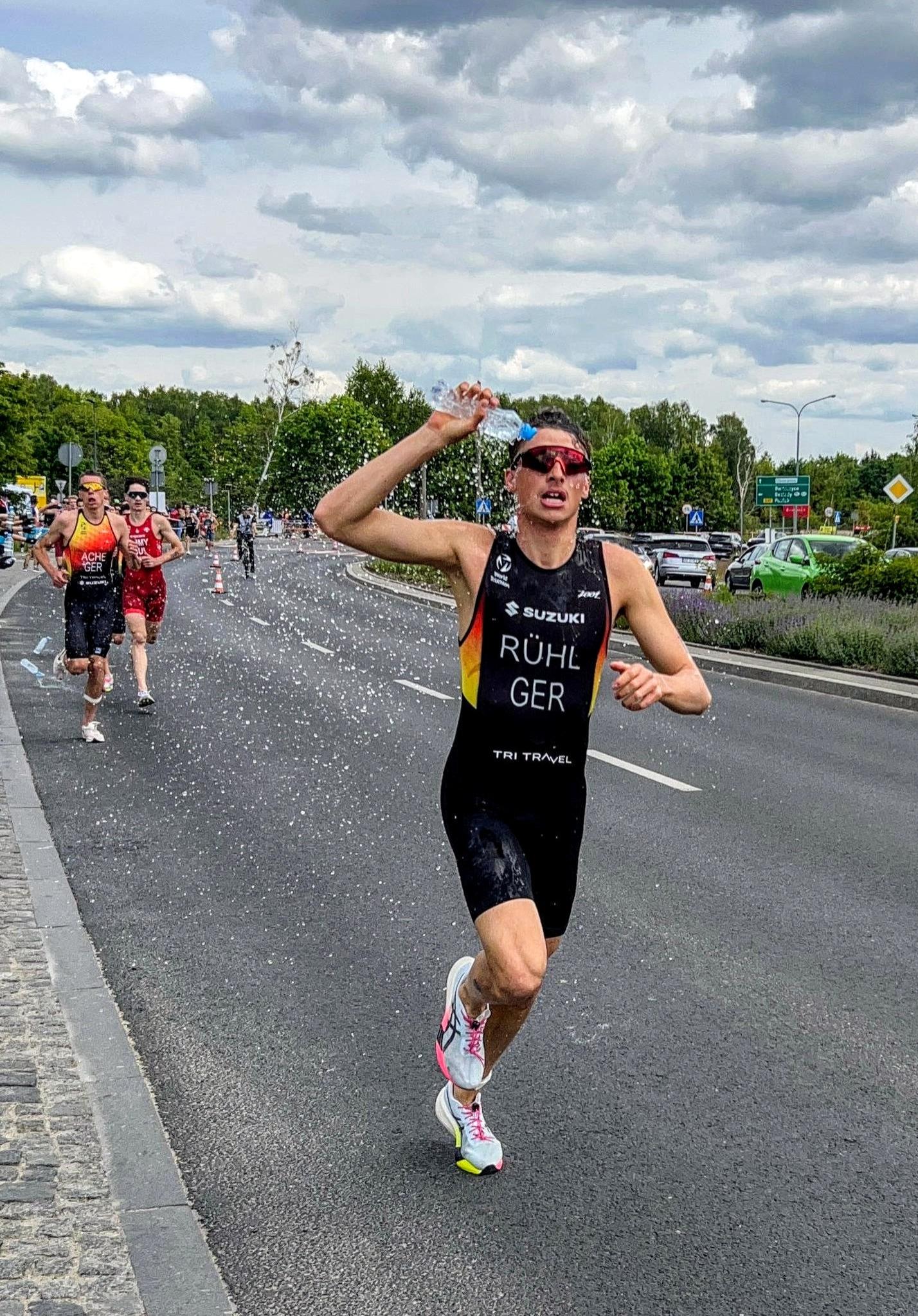 Luis Rühl beim abschließenden 5km Lauf