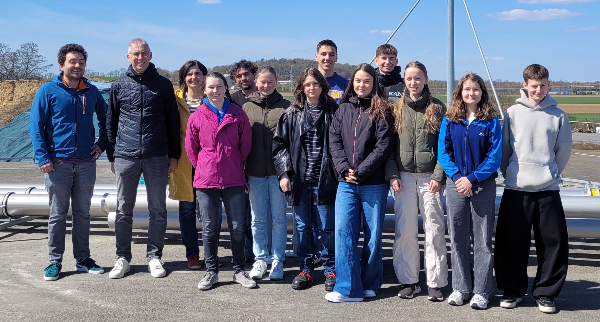 THG besucht Biogasanlage