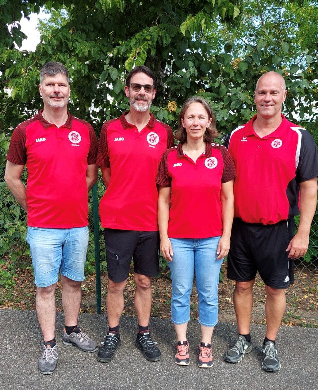V.l.n.r.: Richard Helbing, Frank van Baalen, Anita Steidl, Markus Reiner