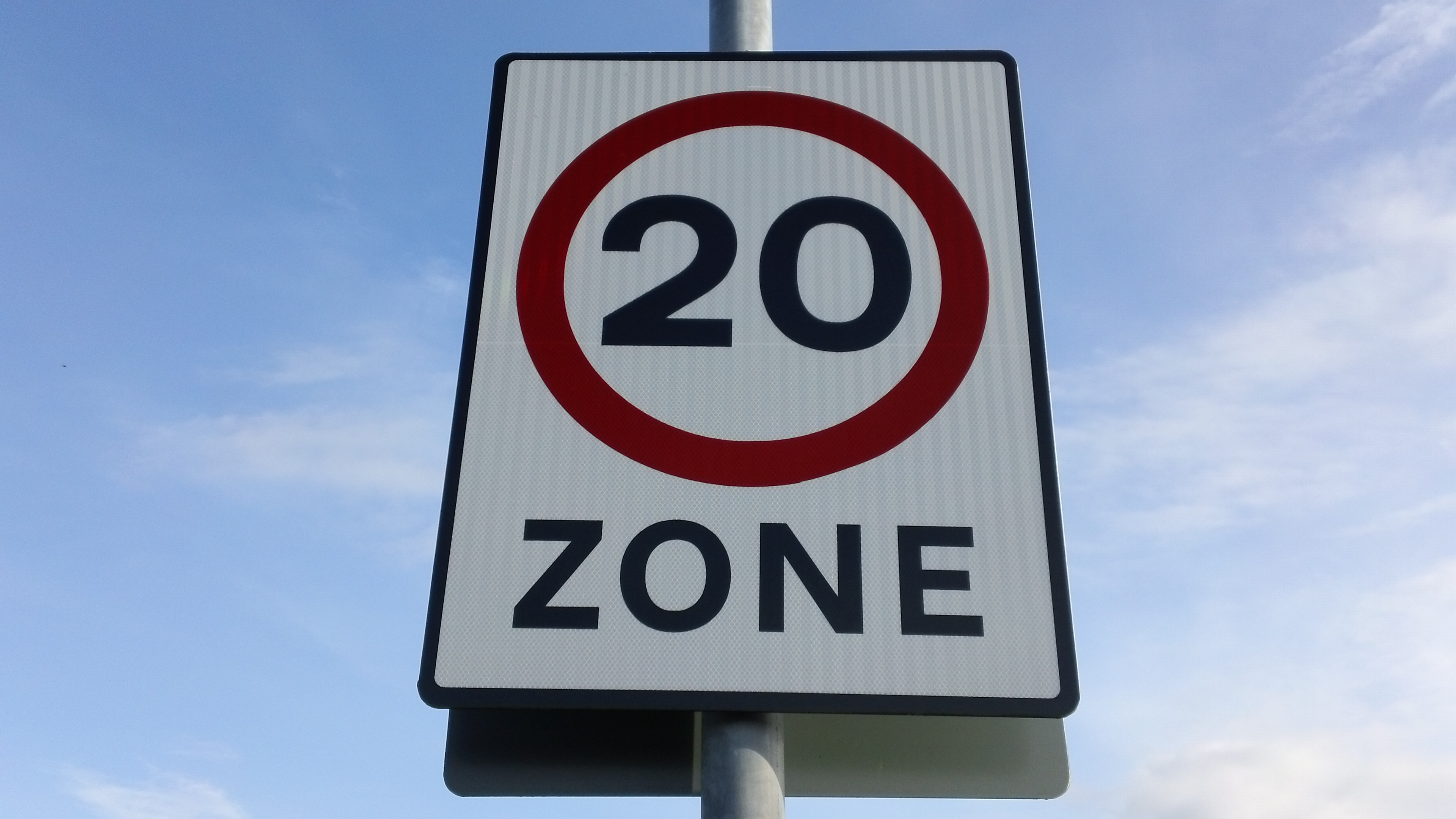 Tempo 20 Schild