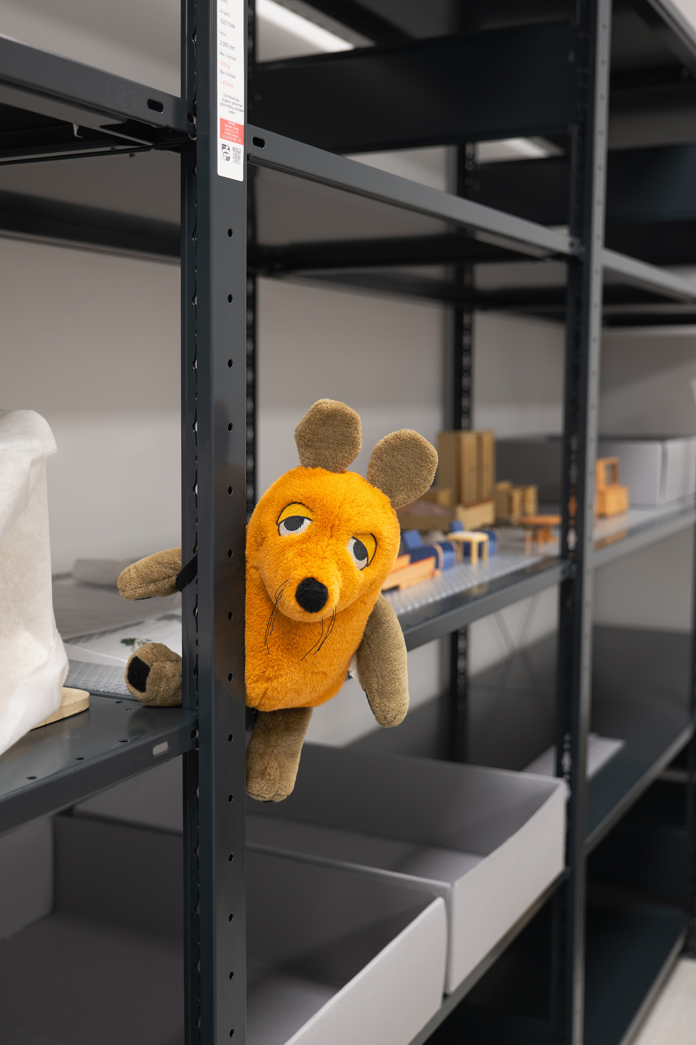 Die Maus im Sammlungszentrum
