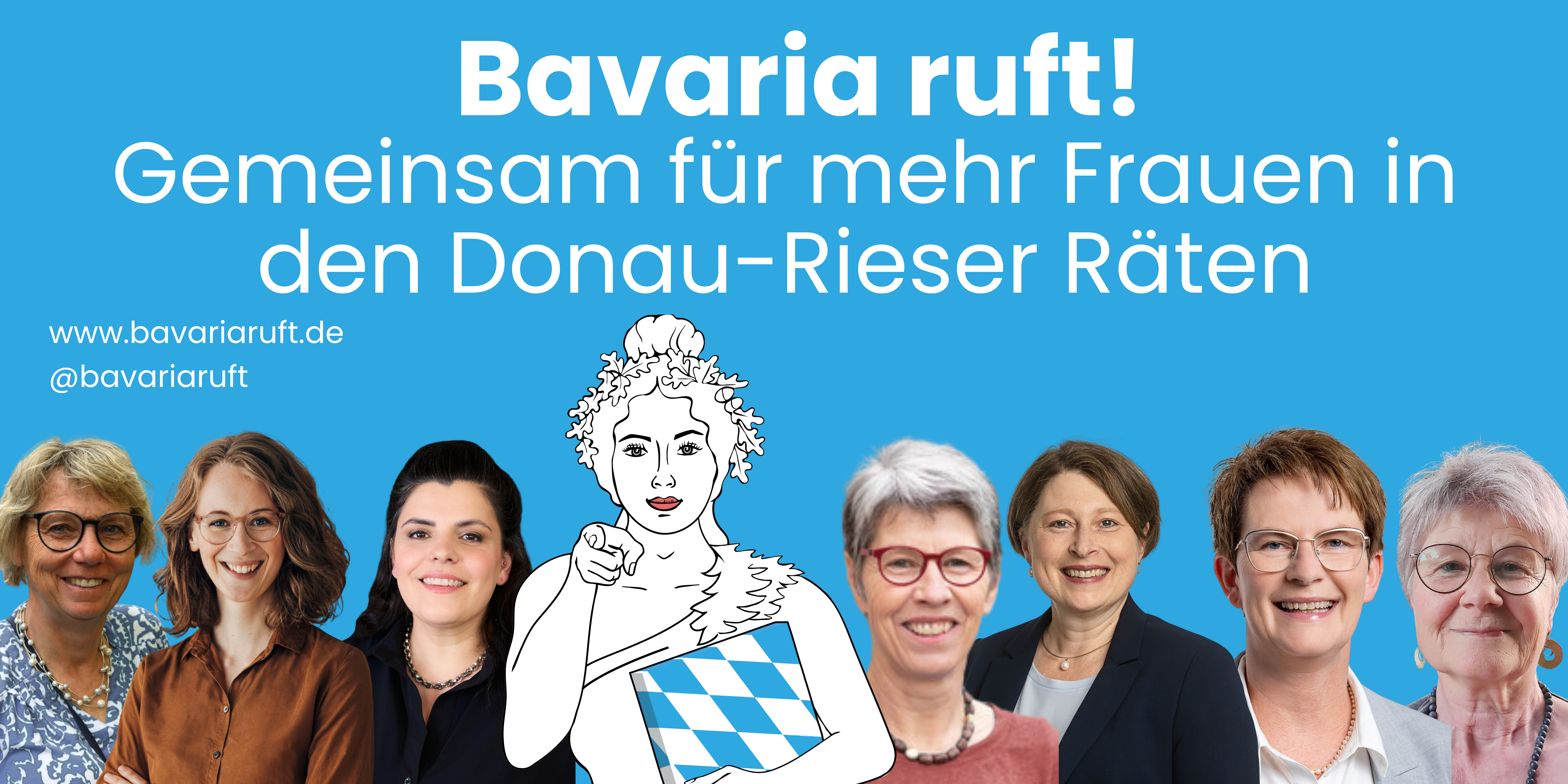 V.l.n.r. Dr. Stefanie Musaeus, Eva Lettenbauer, Carina Rosskopf-Achatz, Eva Münsinger, Claudia Marb, Claudia Müller, Regina Thum-Ziegler