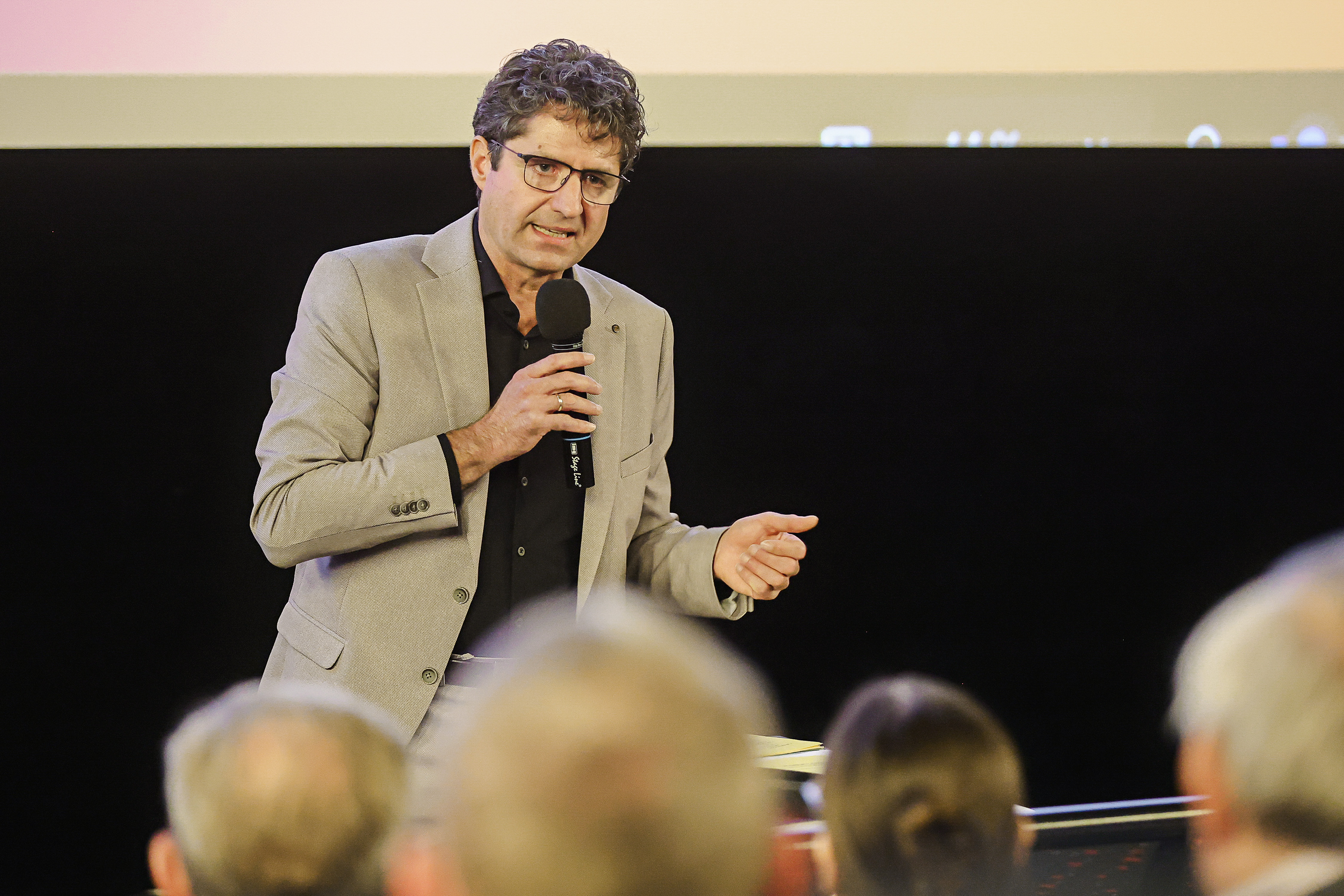 Udo Dreher bei der Nominierung.
