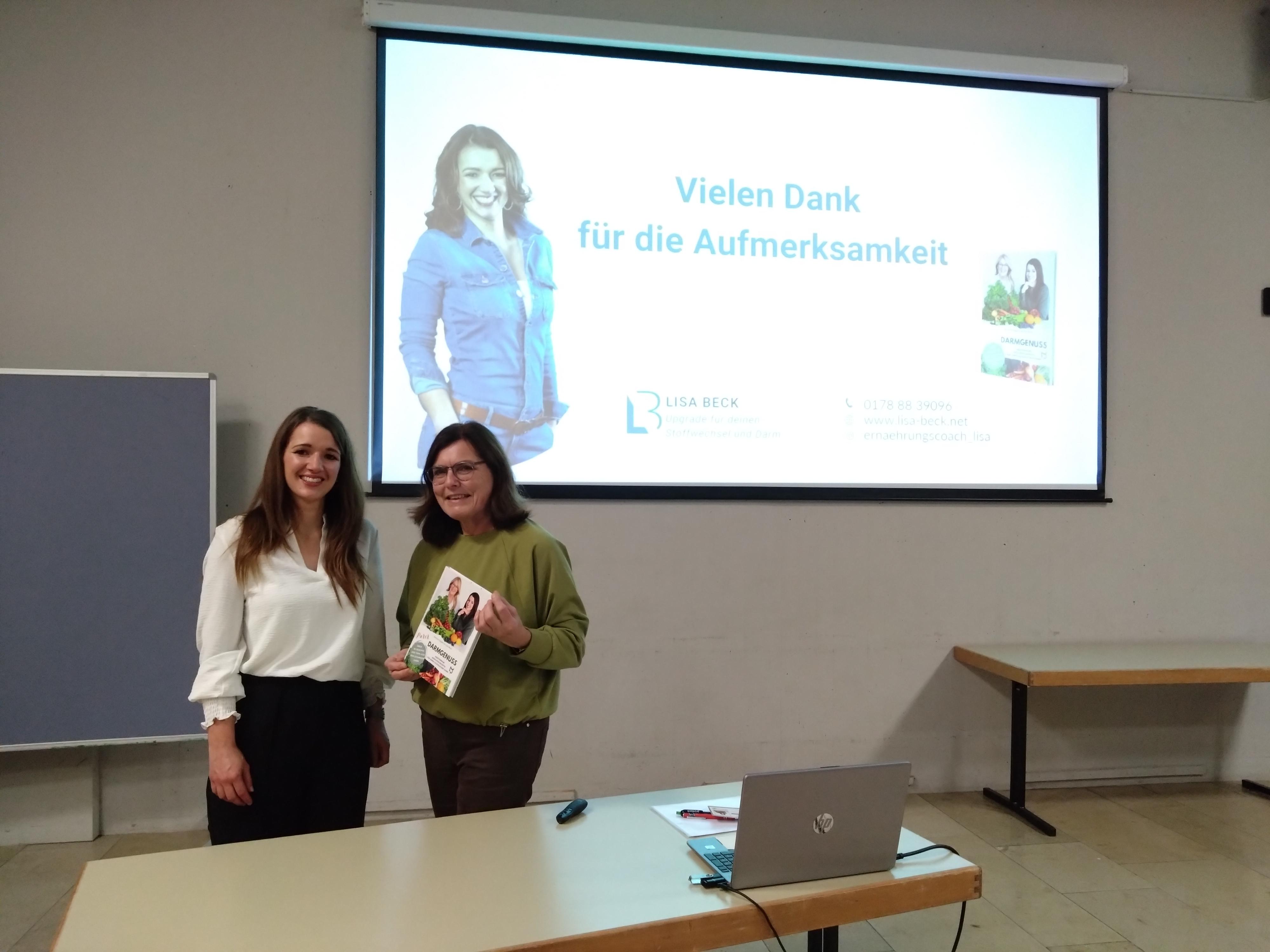 links Lisa Beck, rechts Doris Thürheimer