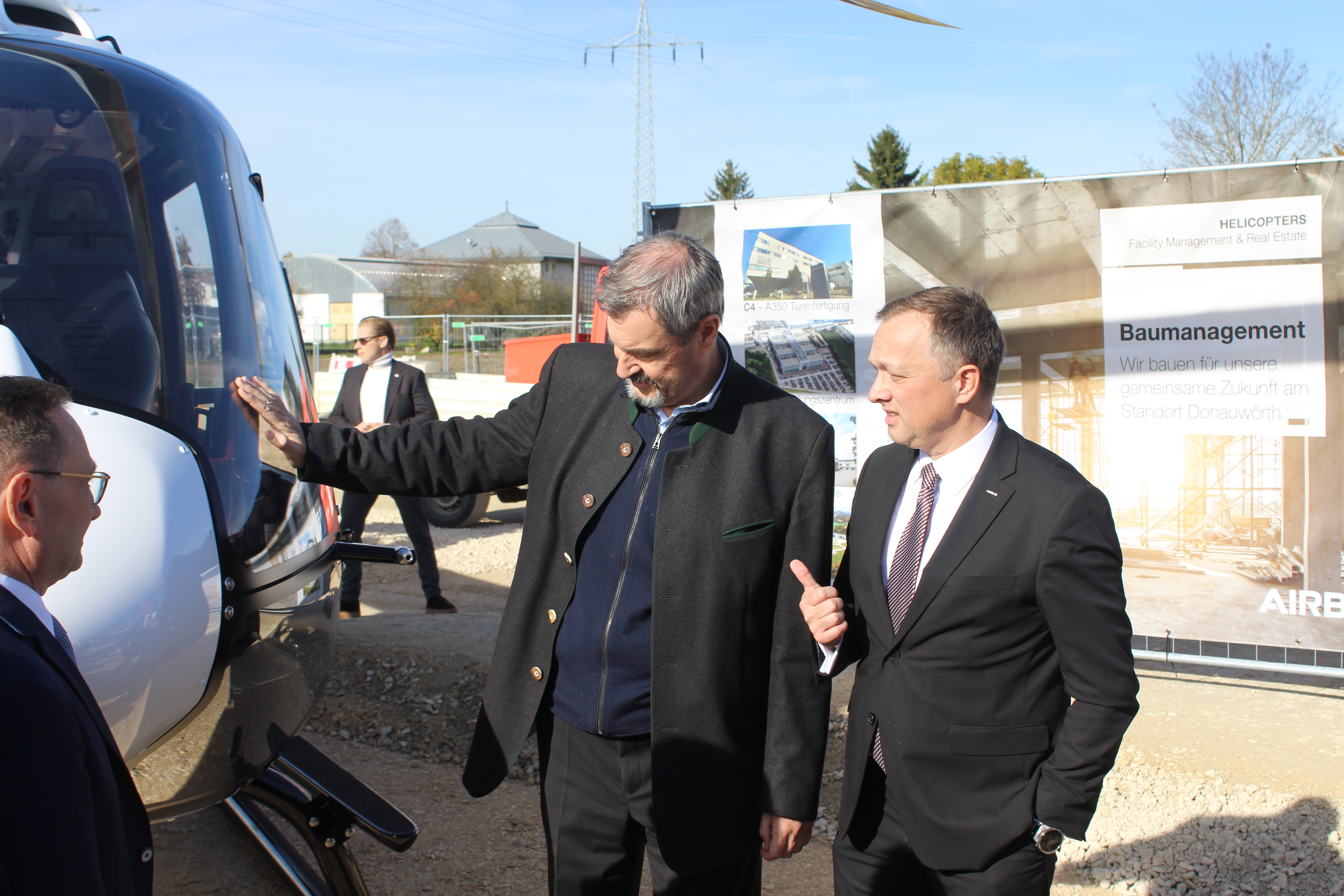 Besuch Söder Aiwanger Airbus 2025