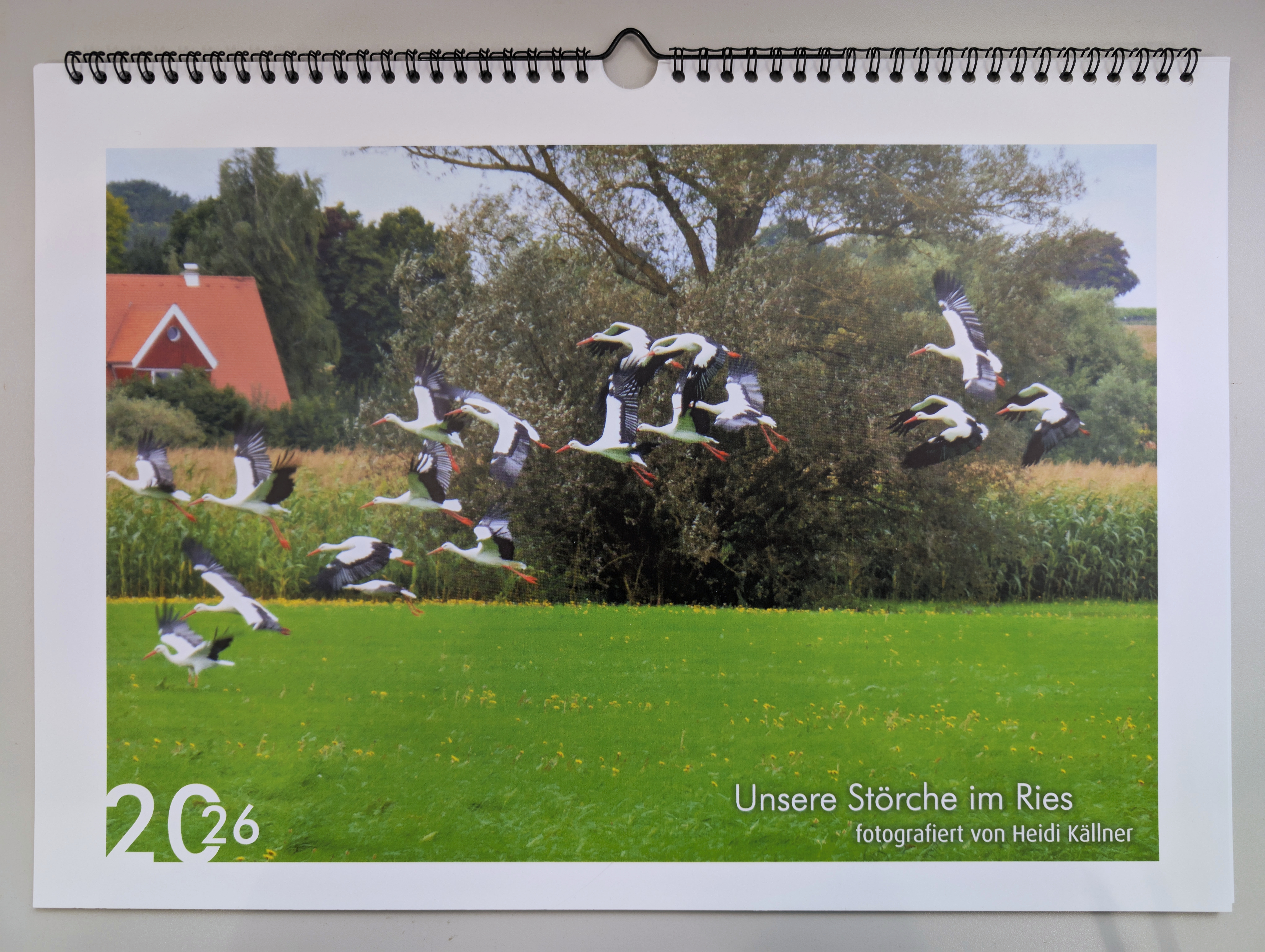 Der Storchenkalender 2026.