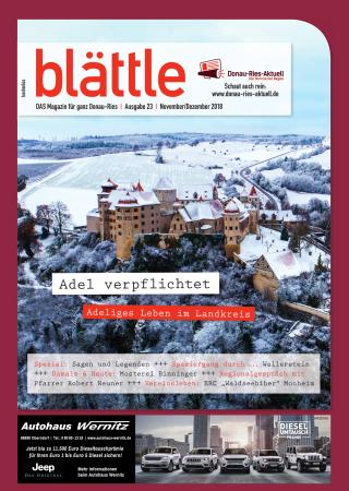 Die Titelseite des blättle 23